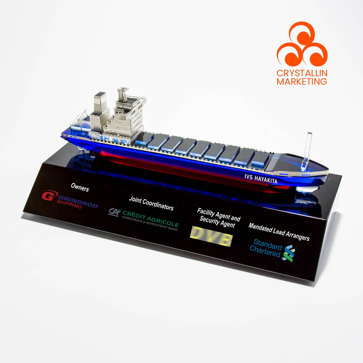 Crystal Replica Ship Award